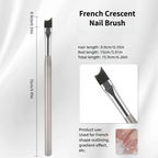 Professional French Tip Nail Art Brush for Perfect Manicures