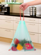 Heavy-Duty Drawstring Trash Bags for Kitchen and Home