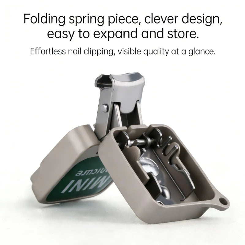 Compact Portable Stainless Steel Nail Clipper