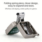 Portable Stainless Steel Collapsible Nail Clipper