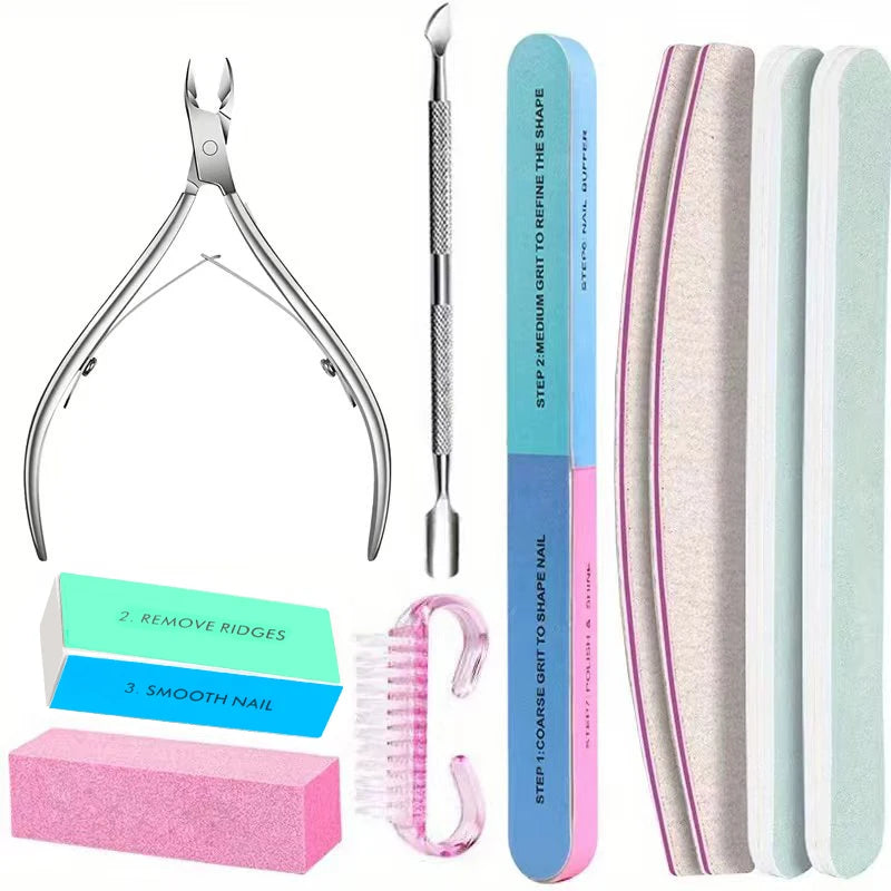 Professional Manicure and Pedicure Nail Care Kit