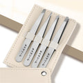 Professional Stainless Steel Eyebrow Tweezer Grooming Set