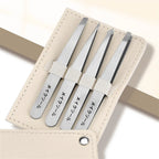 Professional Stainless Steel Eyebrow Tweezer Grooming Set