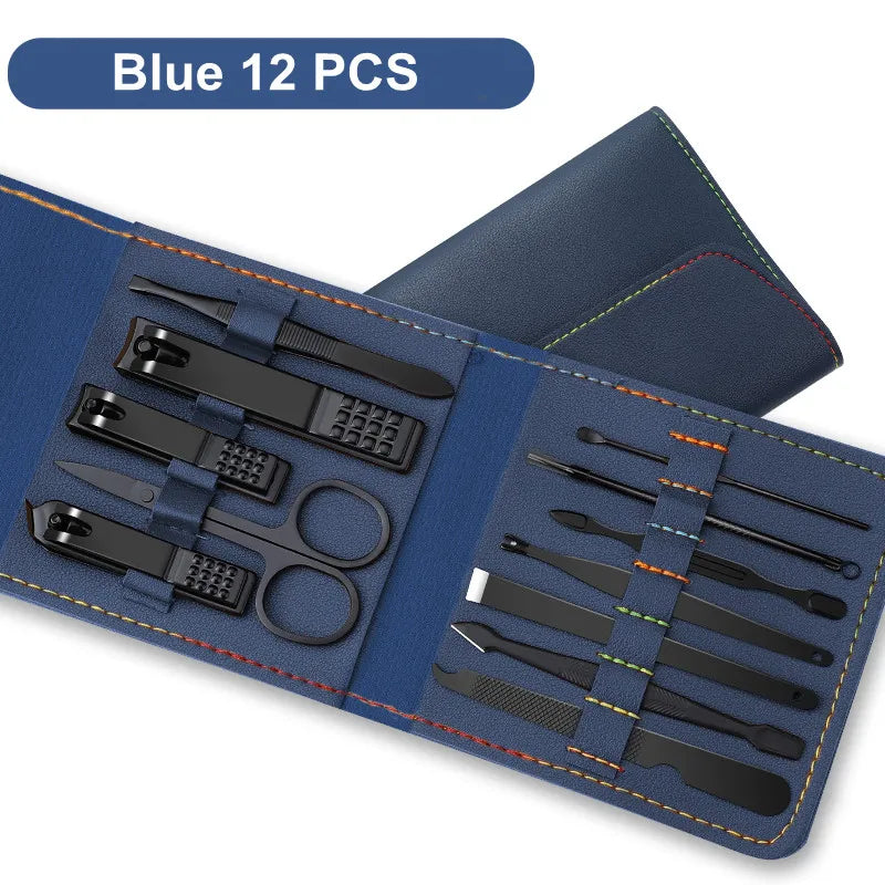 Professional Stainless Steel Manicure and Grooming Kit - 2
