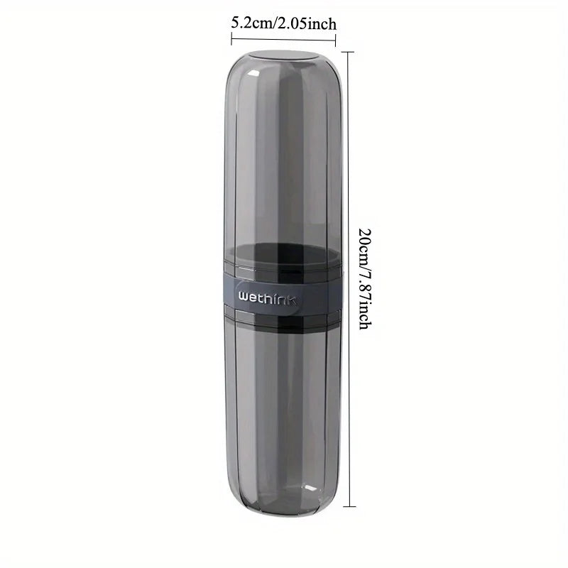 Portable Toothbrush and Toothpaste Travel Case