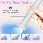 Portable Handheld UV LED Nail Curing Lamp for Gel Polish