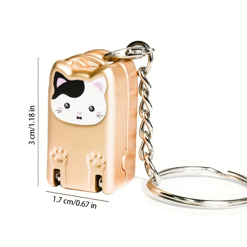 Foldable Kitten Keychain Nail Clipper