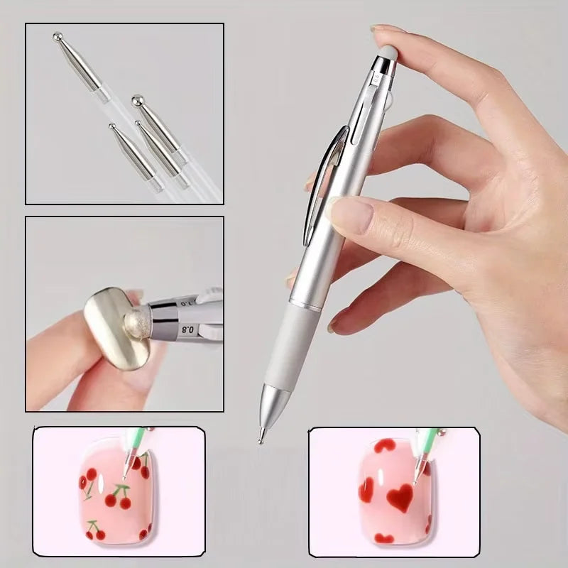 5-in-1 Nail Art Dotting and Manicure Pen