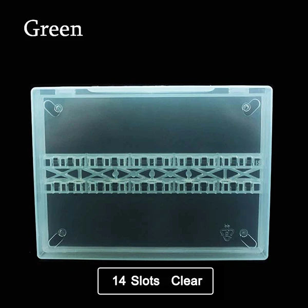 Clear Nail Drill Bit Storage Case