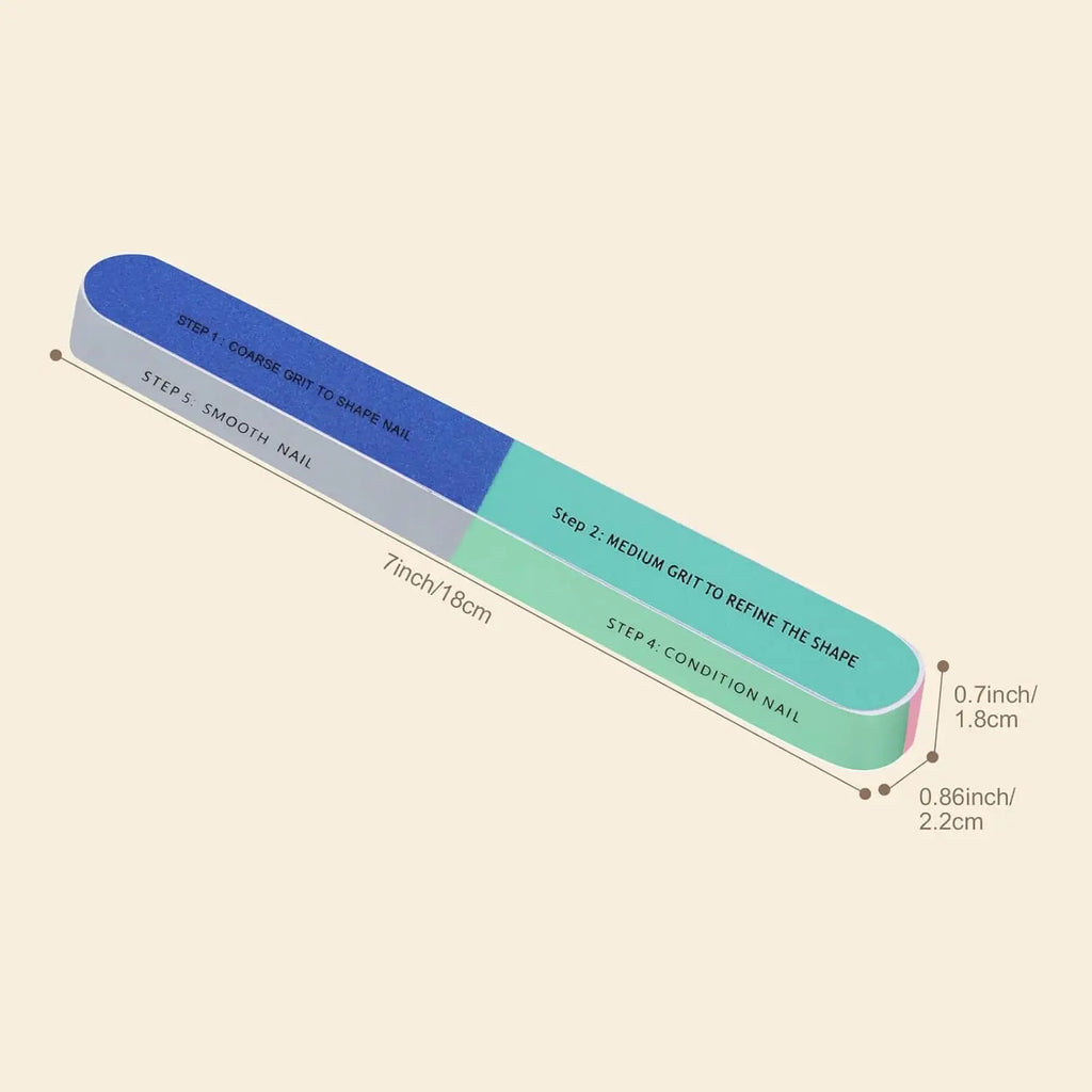 7-Way Professional Nail Buffer and Polishing File