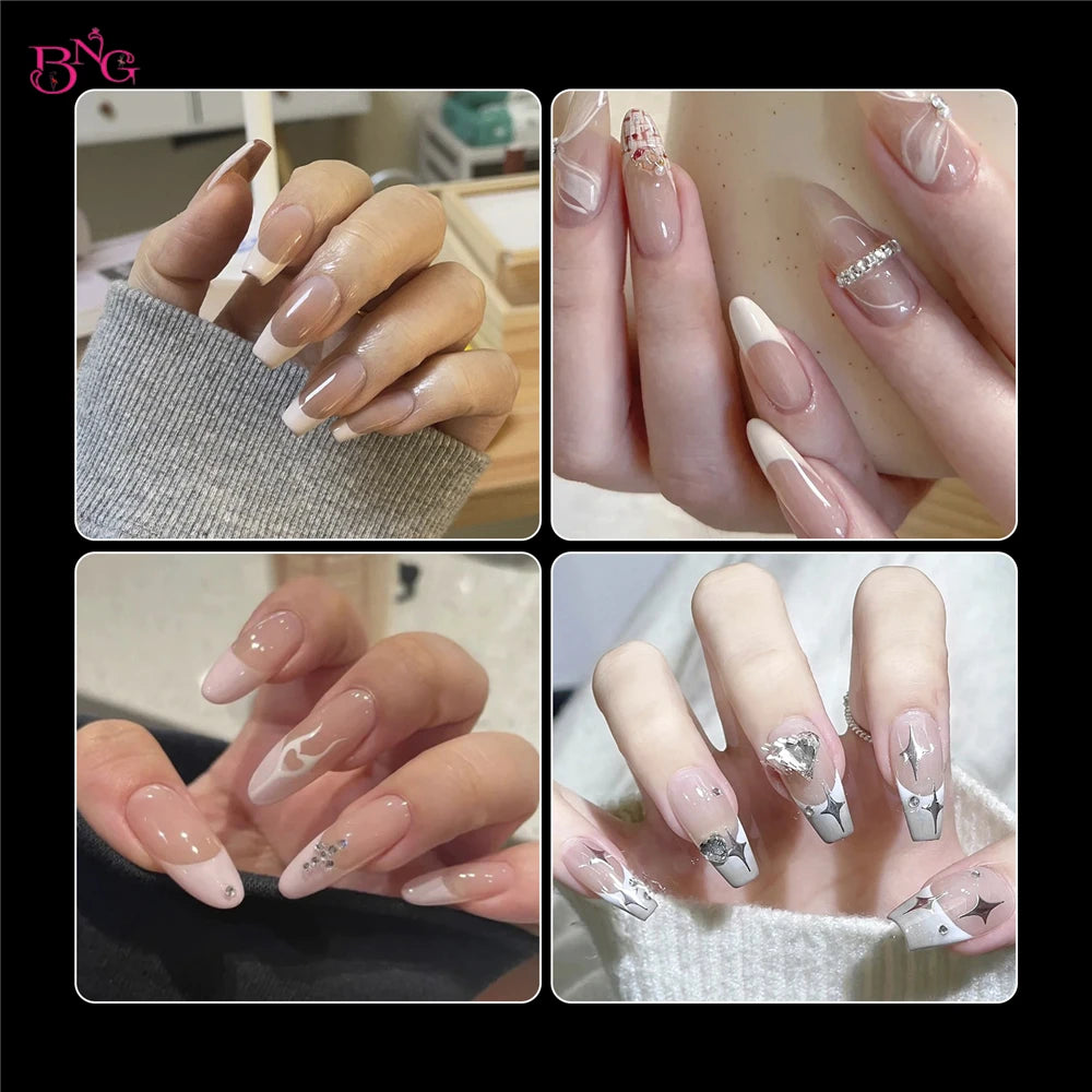 Reusable Silicone French Manicure Nail Molds