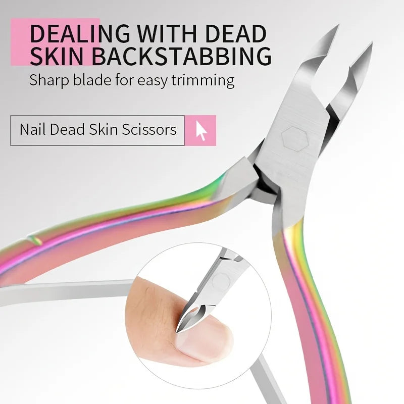 Professional Stainless Steel Cuticle Nipper for Manicure