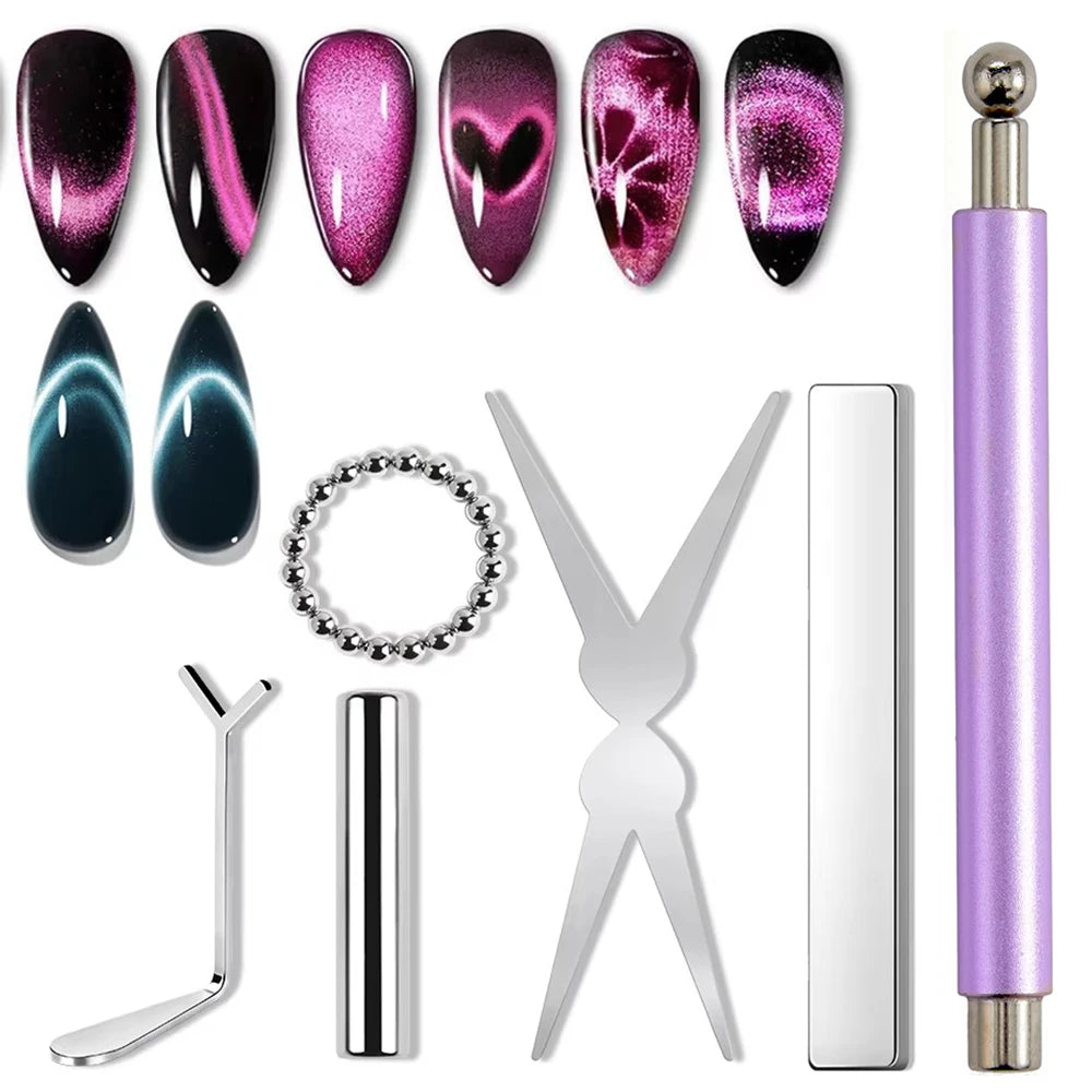 Professional Cat Eye Magnetic Nail Art Tool Set