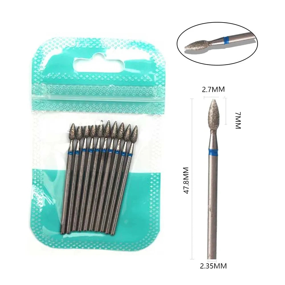 Diamond Drill Bit Set for Professional Nail Manicure