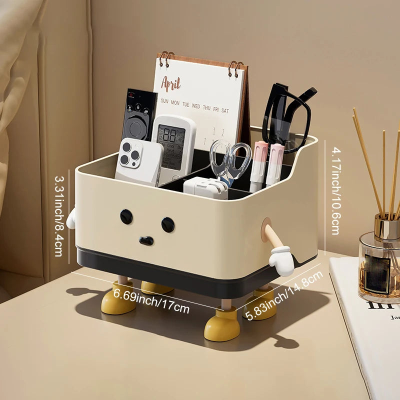 Multifunctional Desktop Organizer for Stationery and Cosmetics