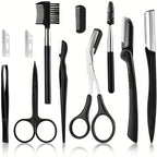 Professional Eyebrow Grooming and Facial Hair Trimmer Set