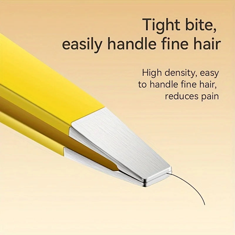 Precision Slanted Eyebrow Tweezers Set - 6