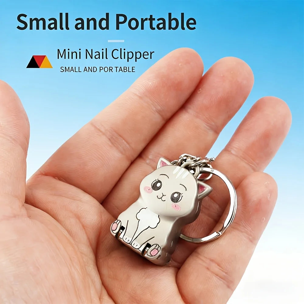 Portable Cat Design Keychain Nail Clipper - 7