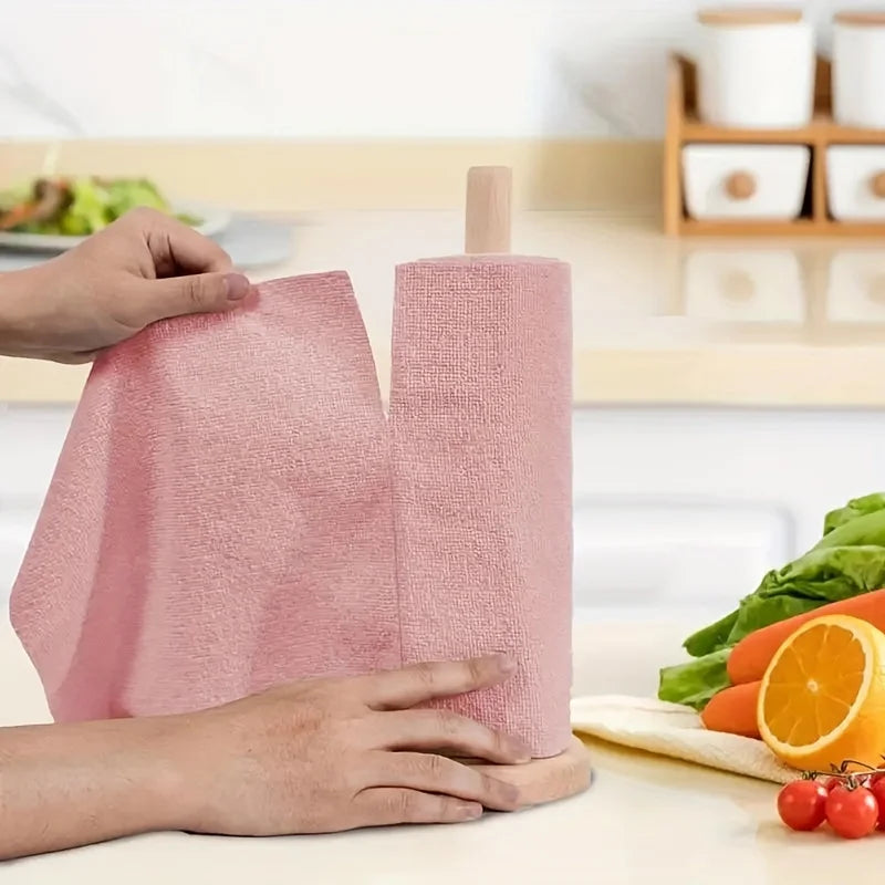 Reusable Washable Kitchen Cleaning Cloth Roll - 9