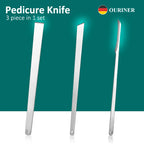Professional Stainless Steel Pedicure Foot Care Knife Set