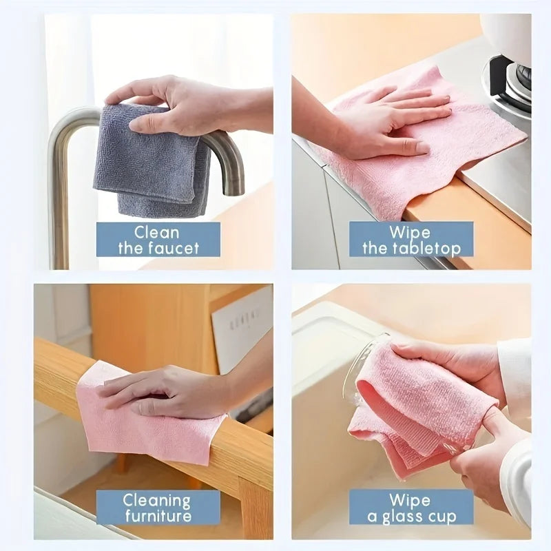 Reusable Washable Kitchen Cleaning Cloth Roll