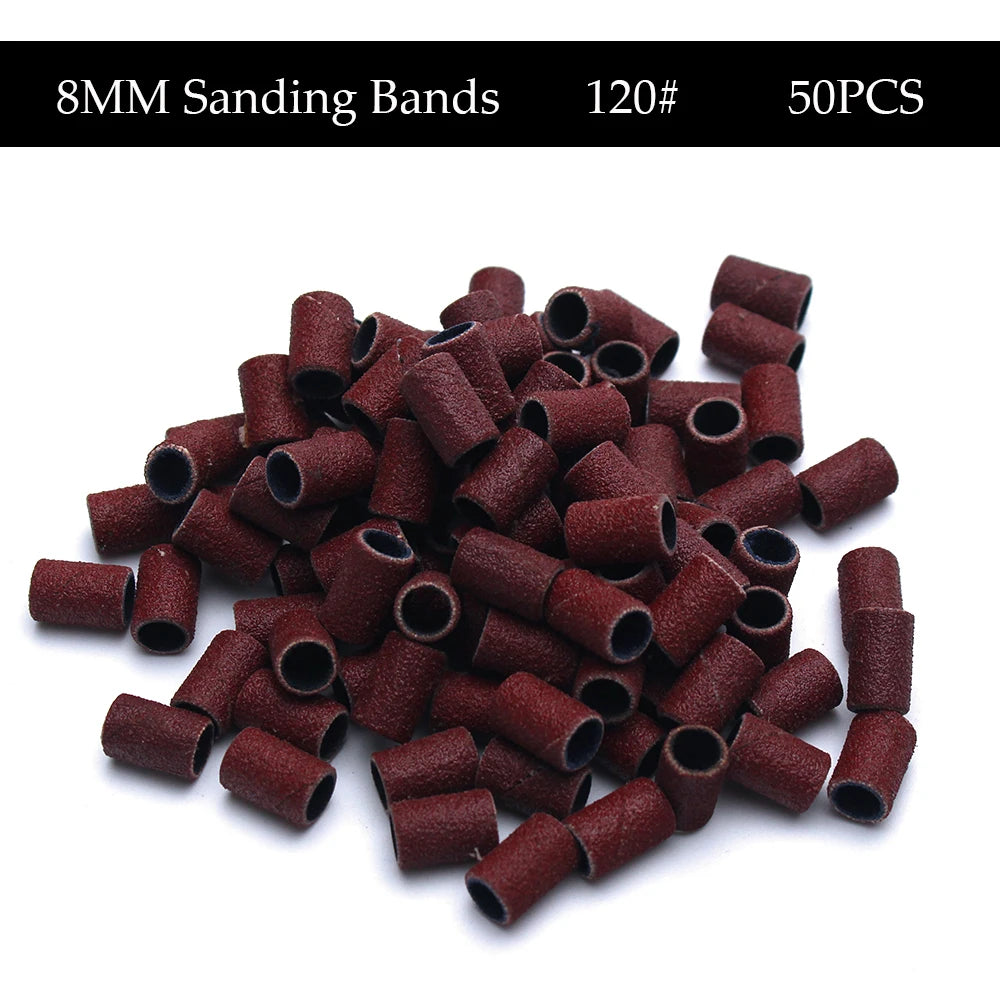 Professional Mini Nail Sanding Bands for Electric Drill