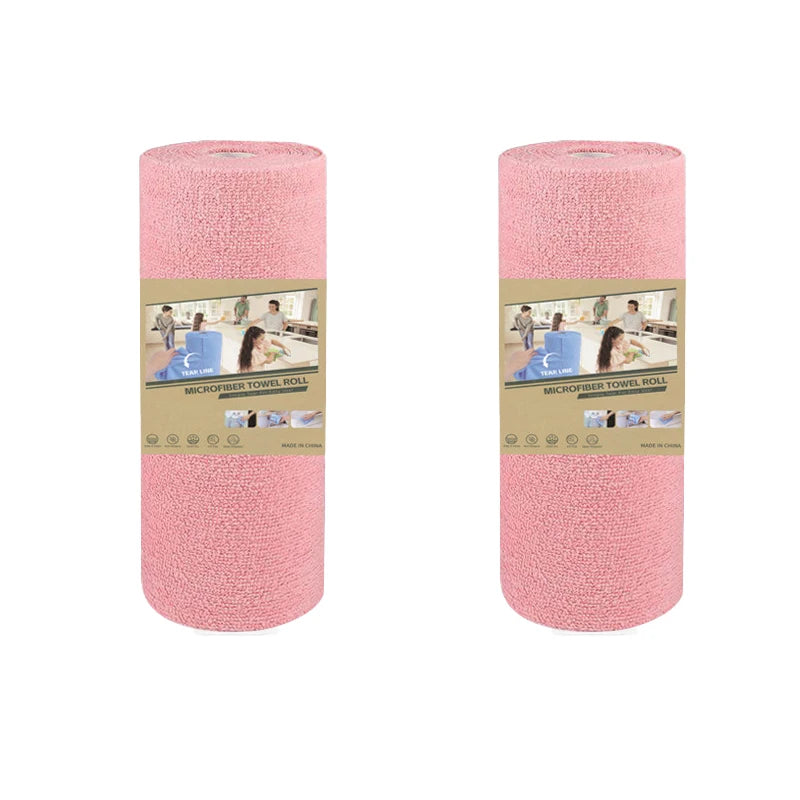 Reusable Washable Kitchen Cleaning Cloth Roll - 14
