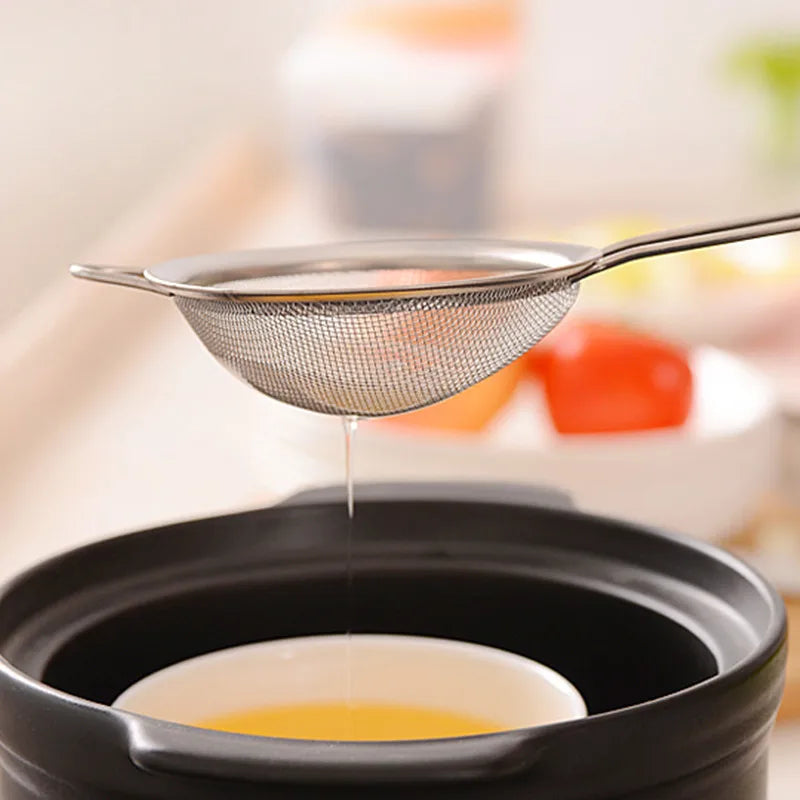 Stainless Steel Fine Mesh Kitchen Strainer Set
