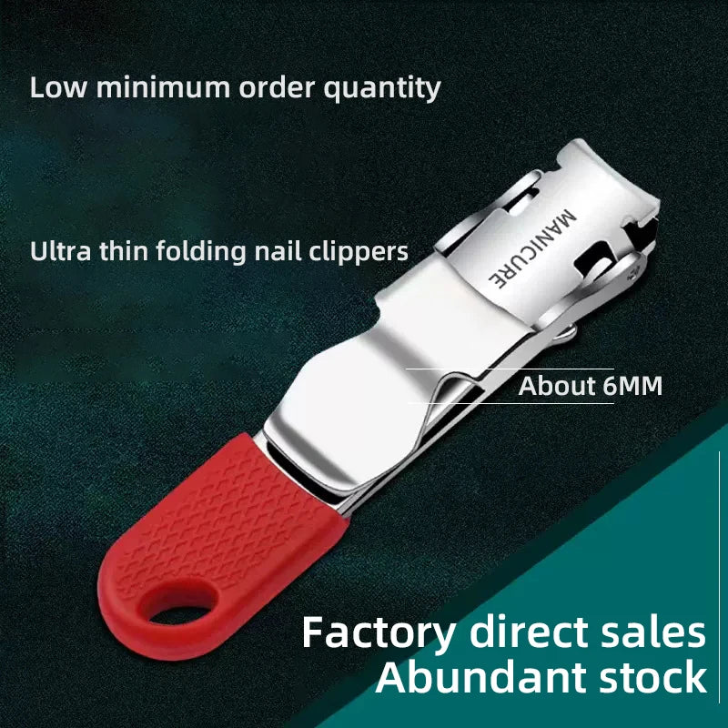 Portable Stainless Steel Collapsible Nail Clipper - 18
