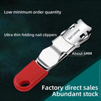 Portable Stainless Steel Collapsible Nail Clipper