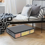 Foldable Under-Bed Storage Organizer for Bedding and Clothes