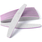 Professional Dual-Sided Half Moon Nail Files