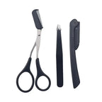 Professional Eyebrow Shaping Trimmer and Tweezer Set