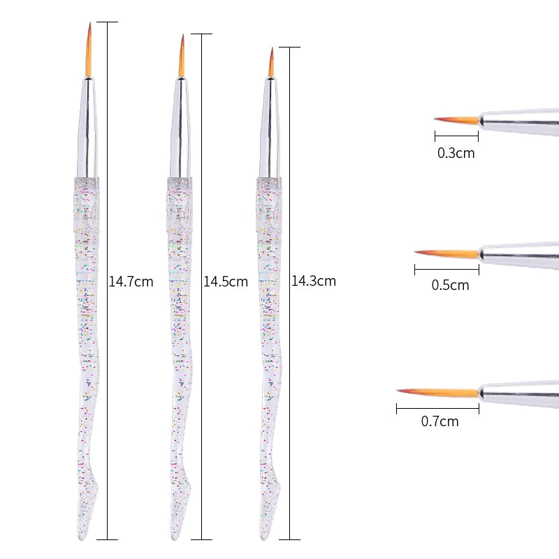 Professional Nail Art Liner Brush Set