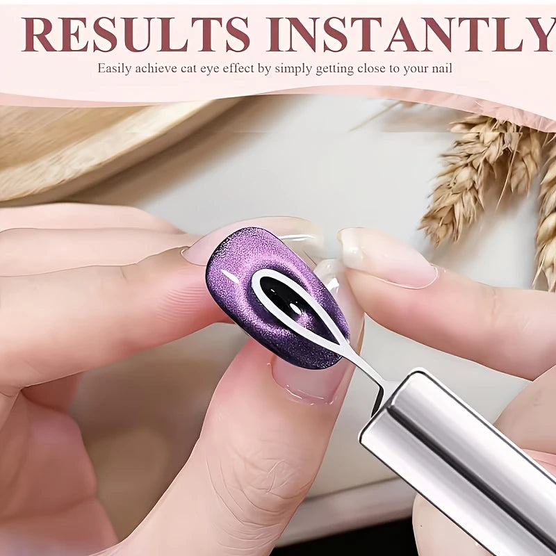 Magnetic Cat Eye Nail Art Shaping Tool Kit - 10