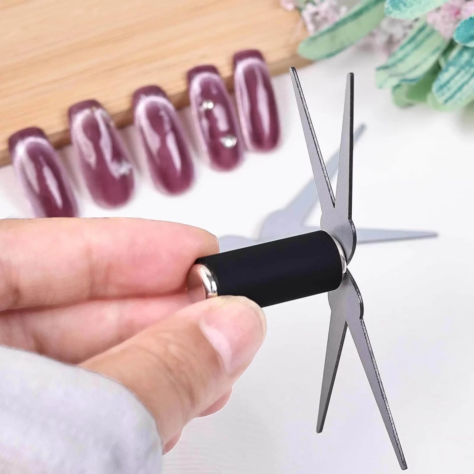 Magnetic French Tip Cat Eye Nail Tool