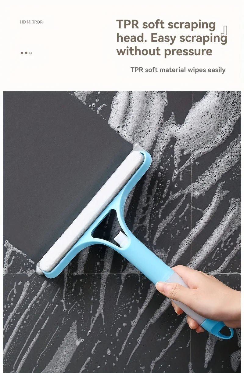 3-in-1 Glass and Window Cleaning Squeegee with Spray Bottle - 28