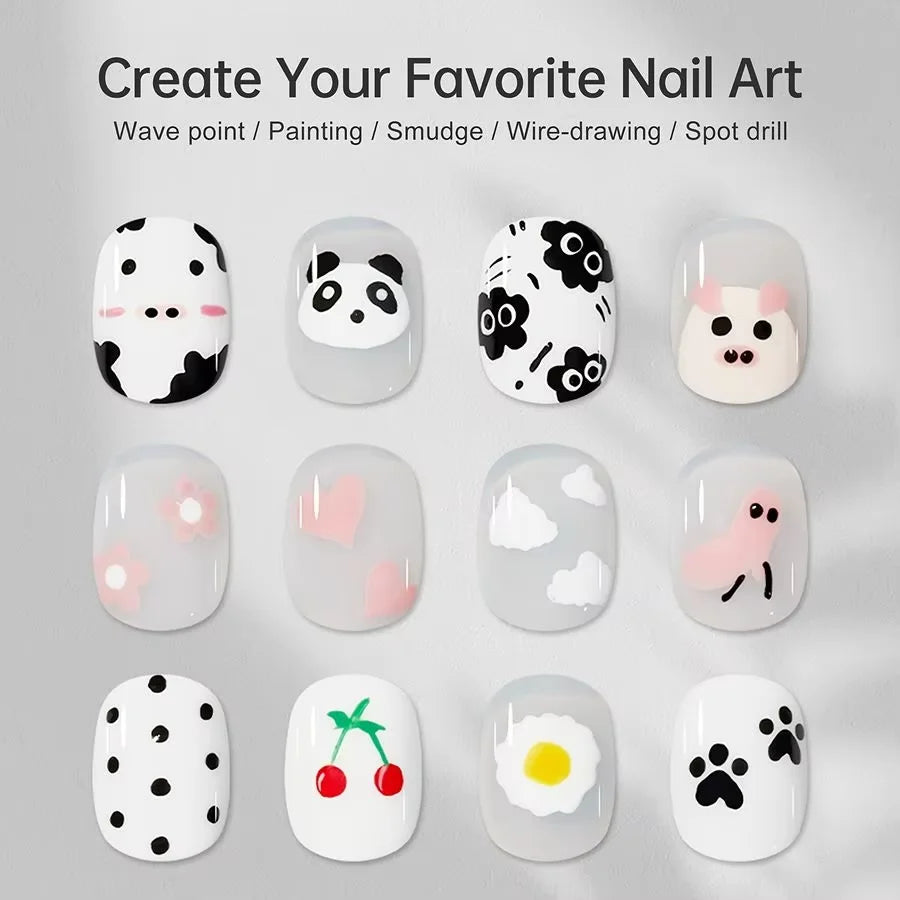 5-in-1 Nail Art Dotting and Manicure Pen