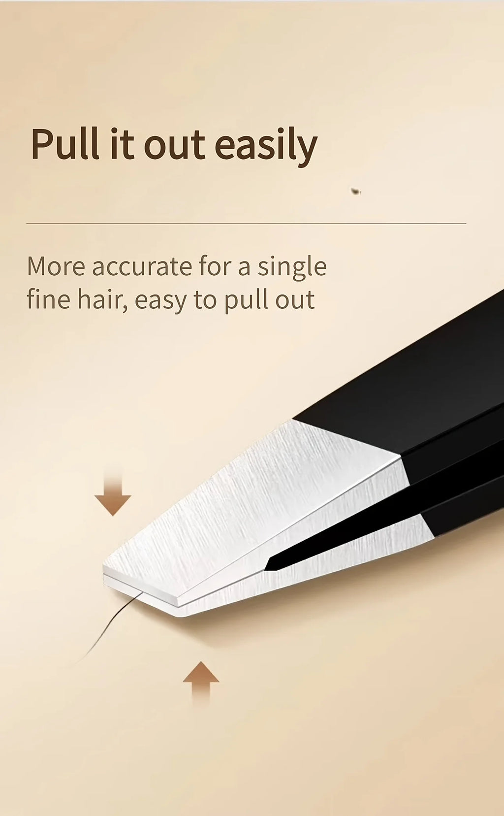 Precision Stainless Steel Eyebrow Tweezer Set