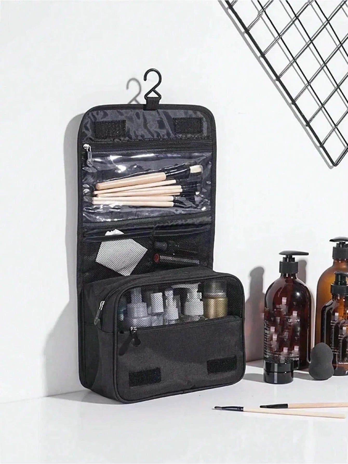 Portable Hanging Travel Toiletry and Makeup Organizer - 14
