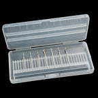 Clear Nail Drill Bit Storage Case