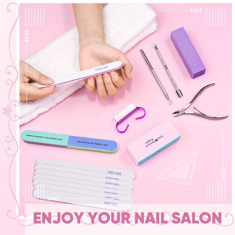 Professional Manicure and Pedicure Grooming Kit - 6