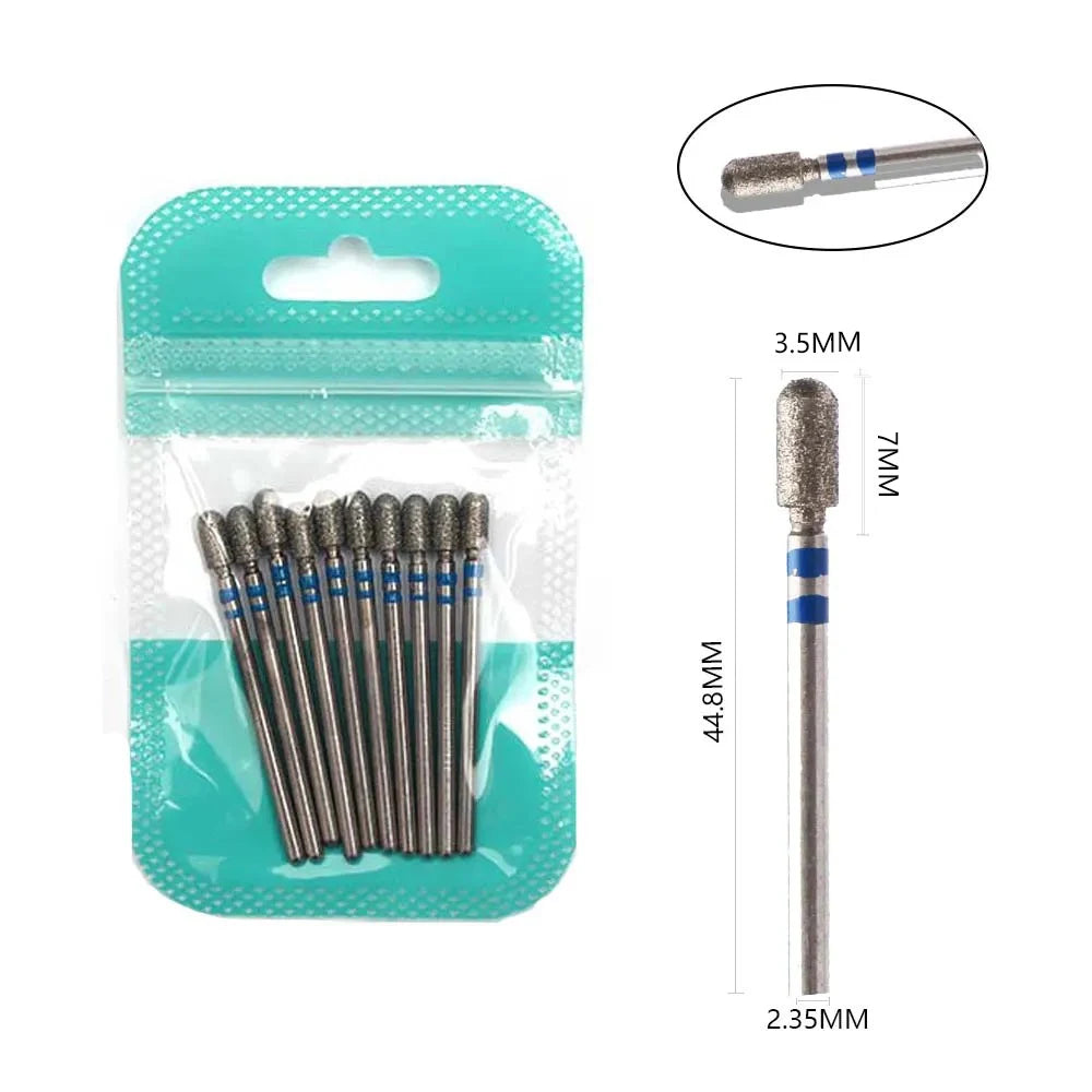 Diamond Drill Bit Set for Professional Nail Manicure