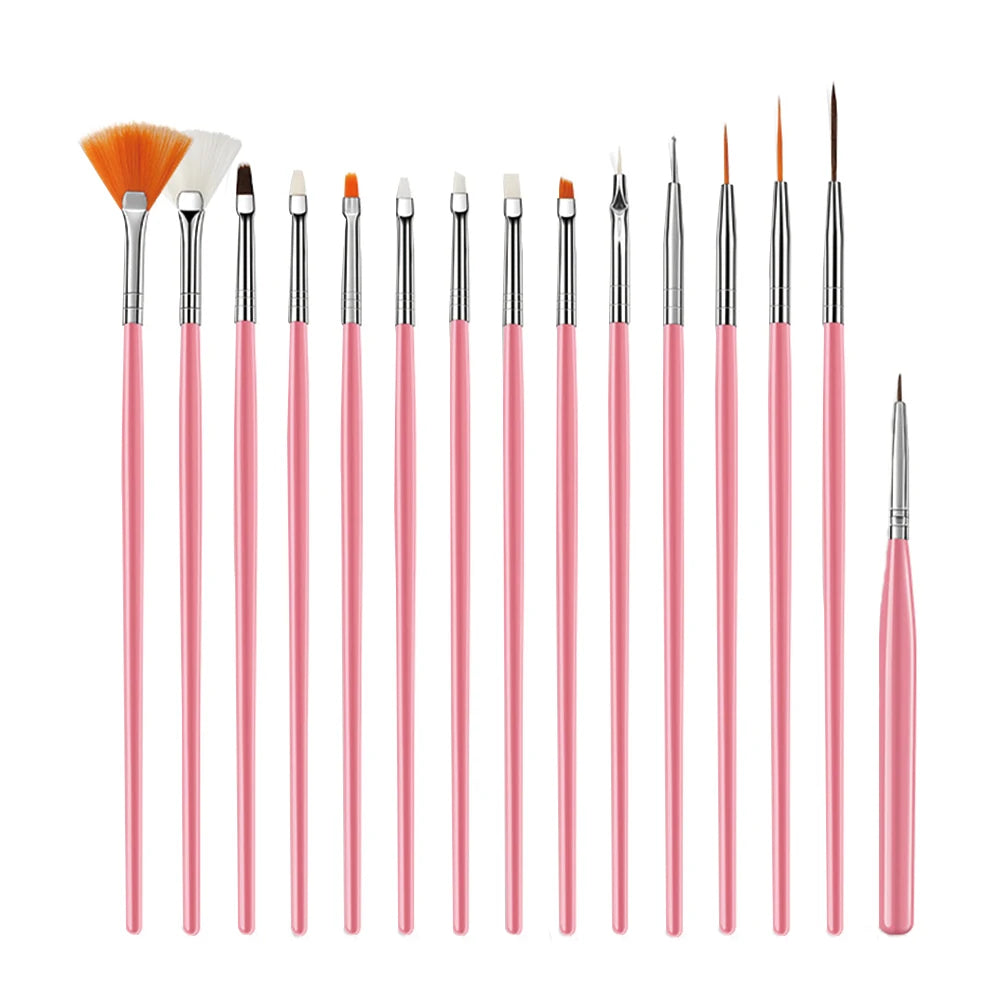 Professional Nail Art Brush Set for Manicure Design