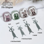 Rabbit Shape Cat Eye Nail Art Magnet Tool