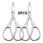 Precision Curved Stainless Steel Nail Scissors