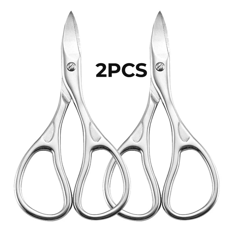 Precision Curved Stainless Steel Nail Scissors