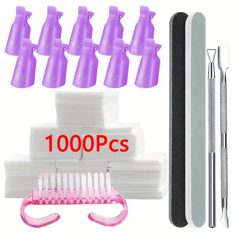 Reusable Soak Off Nail Gel Polish Remover Clips - 26