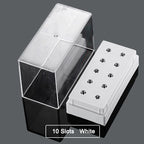 Clear Nail Drill Bit Storage Case