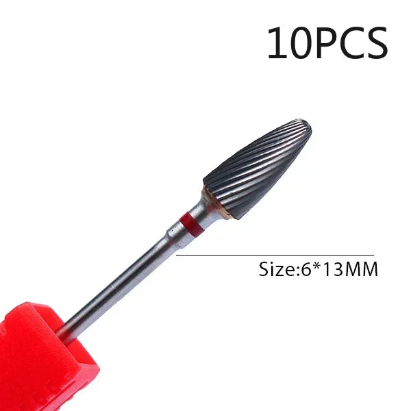 Professional Tungsten Carbide Nail Drill Bit Set